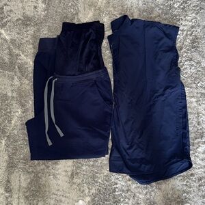 Figs Navy scrub set